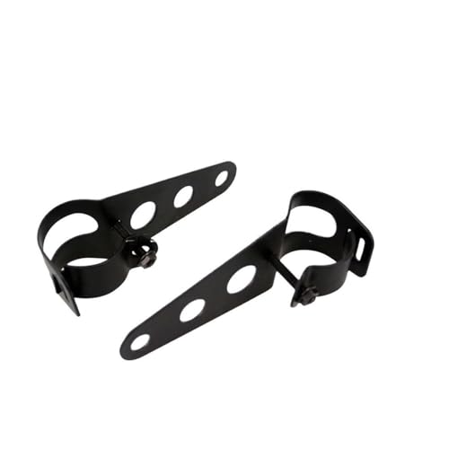Abrazadera montaje horquilla 35-43mm para iluminación auxiliar en rutas nocturnas de chopper