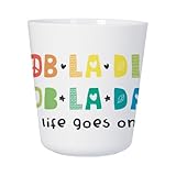 ASPECT CÉRAMIQUE BRILLANT : Ne sacrifiez pas l'esthétique. Bien qu'il soit en plastique, ce mug offre une finition blanche brillante très qualitative qui ressemble à s'y méprendre à de la céramique classique, la fragilité en moins.