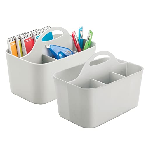 mDesign Small Office Storage Organizer Utility Tote Caddy Holder main image 1