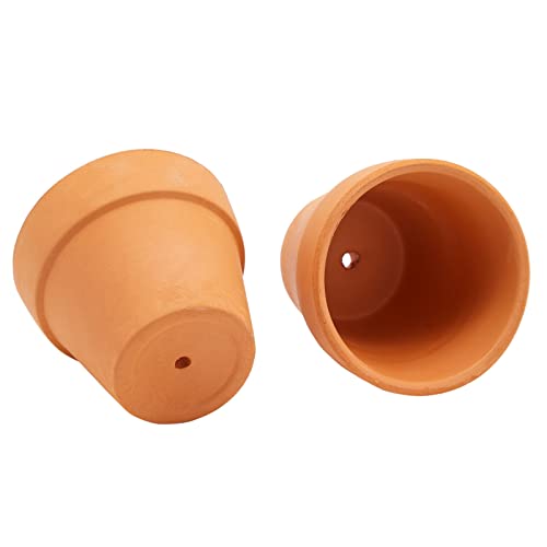 Juvale 10-Pack Small Terracotta Pots With Saucer And Drainage Hole, 2.5 Inch Pots For Plants, Succulents, Flowers, Cactus, Nursery, And Garden, Indoor And Outdoor Use, Diy Crafts #TOP6