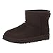 Price comparison product image UGG Female Classic Mini Leather Classic Boot, Chocolate, 9 (UK)