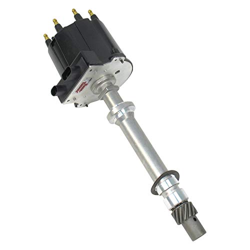 Image of Pertronix D1020 Flame-Thrower Black Cap Distributor HEI /EST for Chevrolet Small Block /Big Block