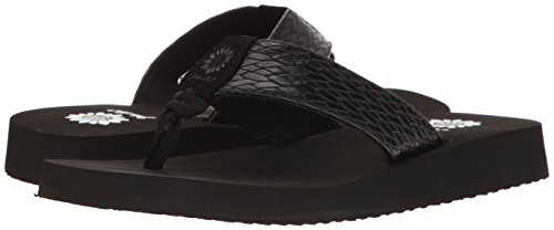 Yellow Box Women's Flax Wedge Sandal, Black, 8 M Us #TOP7