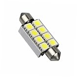 CONGARTENO 10 pièces LED Double-ended Dome Lights Auto Interior Car Trunk Instrument Panel Lighting