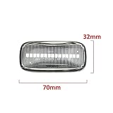  para Nissan se adapta a Maxima se adapta a Almera Pulsar N15 Cefiro A32 1995-2000 Luz de marcador lateral que fluye secuencial intermitente lámpara indicadora LED dinámico (cristal)