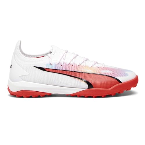 Puma Ultra Ultimate Cage Turf Shoes (Numeric_8) White, Orange