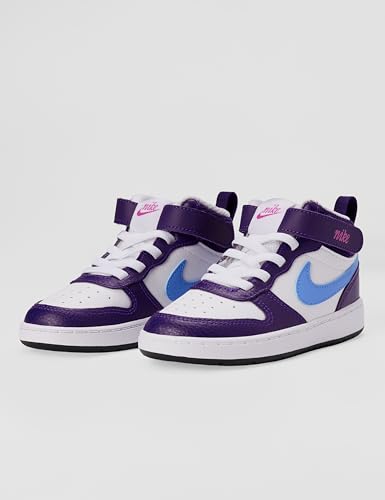 Image of Nike Unisex Kids' Court Borough Mid 2 Shoes - Boys Girls Toddlers & Baby Sneakers
