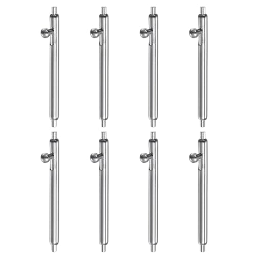 HARFINGTON 8pcs Quick Release Spring Bar 18mm Width 1.5mm Diameter Stainless Steel Watch Pins Replacement Band Strap Link Pins Watch Lugs for Watch Band Straps