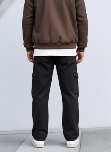 Image of ODDMONKEY Men Jeans || Cargo Jeans for Man ||Cargo Pant for Man || Jeans for Men || Men Cargo Pants || Straight Fit Jeans for Men
