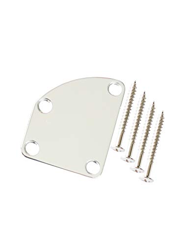 Metallor Electric Guitar Neck Mounting Plate with Screws