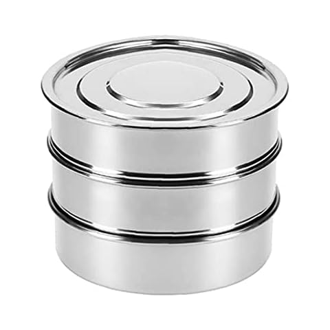 sevenjuly Seed Sprouting Set Stainless Steel Stackable Germination Growth Trays Kit for Garden,Gardening supplies Cover