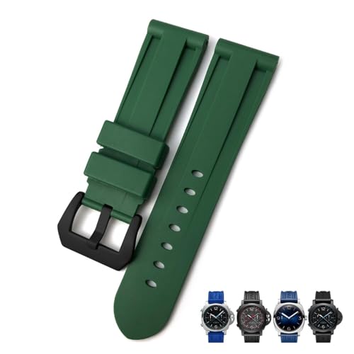 Correa de goma de 24 mm de camuflaje colorido para deportes en tu Panerai