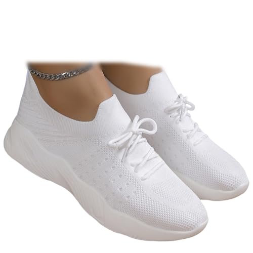 Ladmiple Sneakers For Women Trendy 2025 Walking Shoes Slip on Sock Loafers Fashion Casual Athletic Running Tennis Shoes 2025