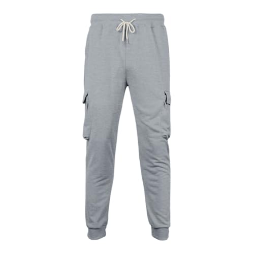Pantalon de jogging et sweat à capuche homme ensemble ample résistant avec poches - 5
