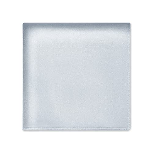 Image of Selected Hanky 100% Pure Silk Pocket Square for Men | 100% Mulberry Silk with hand-rolled edges; pairs with a suit, blazer, or tuxedo for weddings, formal events, and daily wear.