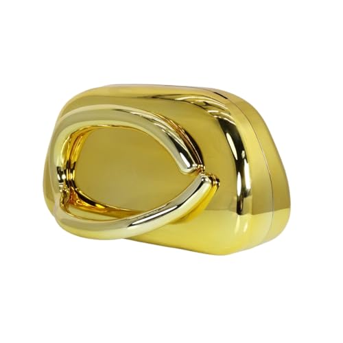 Image of Women Evening Clutch Purse Metal Handle Acrylic Purse Unique Shoulder Bag Causal Handbags for Bride Party Wedding