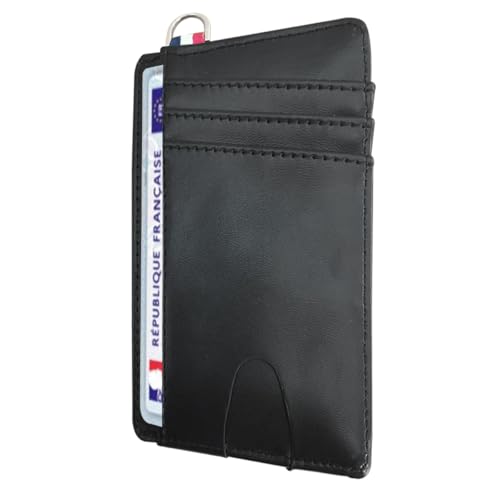 O³ Porte Carte identité française, Portefeuille Carte bancaire Anti piratage, en Cuir | Blocage...