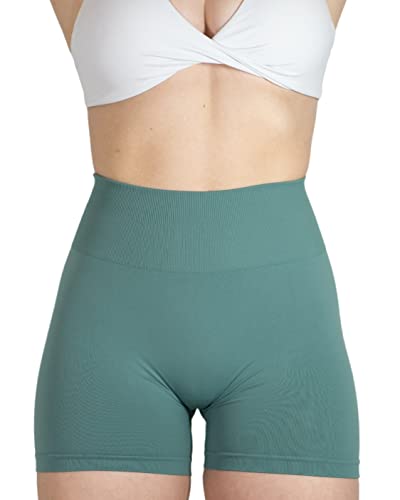 Image of AUROLA Dream Collection Women Workout Shorts High Waist Gym Shorts, Scrunch Butt Seamless Athletic Shorts