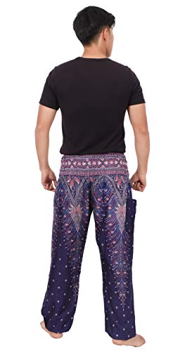Banjamath® Mens Yoga Harem Lounge Boho Parachute Loose Baggy Pants