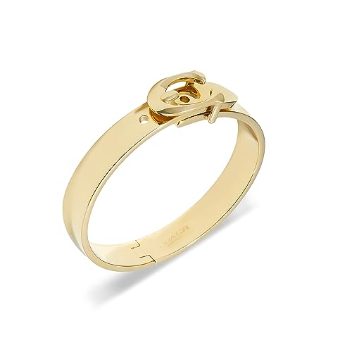 Coach Women's Signature C Buckle Bangle Bracelet2
