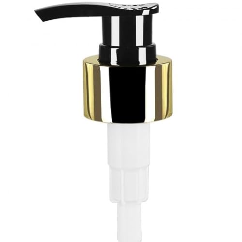 Elegant Sunflower Soap and Lotion Dispenser Gift Set with Gold Aluminum Pumps – 8.5 oz and 5 oz Refillable Glass Bottles - Image 4