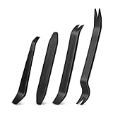 GOOACC オートトリム取り外しツールキット 傷がつかないツールキット カーオーディオダッシュウィンドウモールディング用 4個(ブラック)