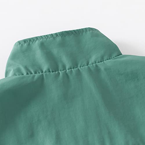 Kids Girls Boys Long Sleeve Sun Shirt Cute Print 𝐂ooling Fabric Zipper Quick-Dry Sun 𝐏rotection Shirt4