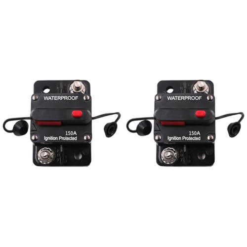 Disyuntor de CC de 12-48 V 150A impermeable con fusible de reinicio automático