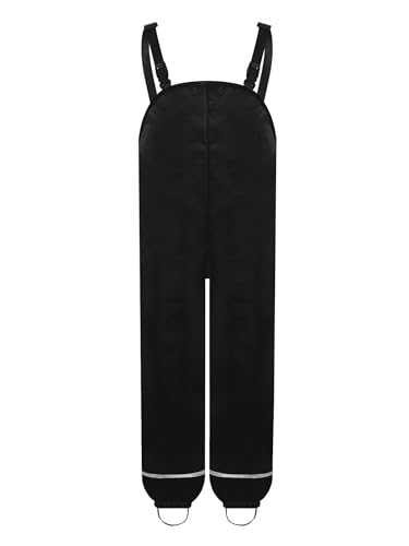 Unisex Kids Boys Girls Water Resistant Overalls Trousers Rain-proof Cycling Rainpants