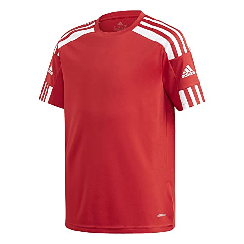 adidas Squadra 21 Jersey Camiseta de Mangas Corta, Niños, Team Power Red/White, 15 años