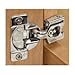TEC Soft-close Hinge, Wrap Mount, 3/4" Overlay, Screw-on, 45MM Boring