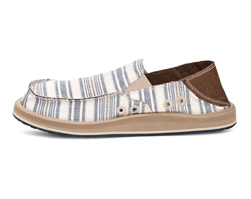 Sanuk Mens Donny Nautical Loafers | Mens Shoes | Slip On Shoes for Men | Men's Slip-on Loafers | Memory Foam Footbed3