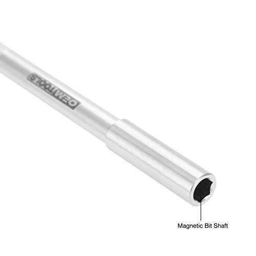 Oemtools 22557 Pivot-Grip Ratcheting Screwdriver, Adjustable Angle Screwdriver, Ratcheting Screwdriver Set With Magnetic Bits #TOP5