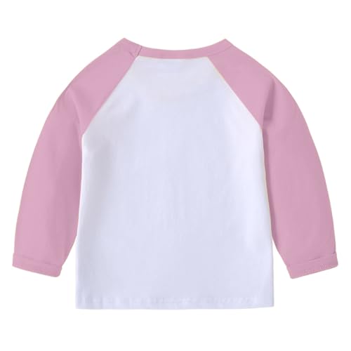 Kids Boys Girls Cotton Outfit Color Block Long Sleeve Crewneck Shirts Elastic Waist Drawstring Pants Clothes Set4