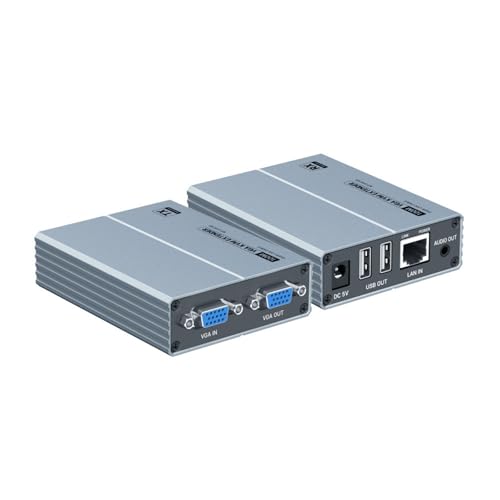 Prolongateur VGA 100 mètres pour déporter un PC de bureau dans une pièce technique avec son