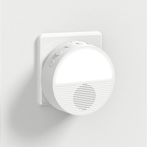 Sunset Scene White Noise Sound Machine, Wall Plug in White