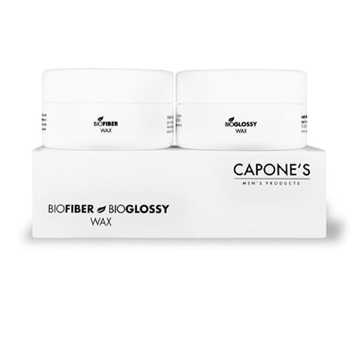 Set Capone'S Cera Bio-Glossy y Bio-Fiber 100 ml c/u miniatura 2
