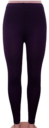 Leggings para mujer morados talla 34 mallas elásticas pantalones deportivos