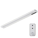 オーム電機 LEDイーブライトスリム多目的灯 コンセント式 リモコンタイプ 昼光色 10W 558mm スリム キッチン 棚下灯 LT-NLES10D-HR 06-4038 OHM