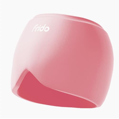 Image of Frido Hot & Cold Therapy Cap | 360 Full Head Coverage | Reusable Cooling & Warming Cap with Gentle Compression | Pink