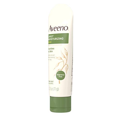 Aveeno Daily Moisturizing Body Lotion with Soothing Oat and Rich Emollients to Nourish Dry Skin, Fragrance-Free, 2.5 fl. oz - image 8