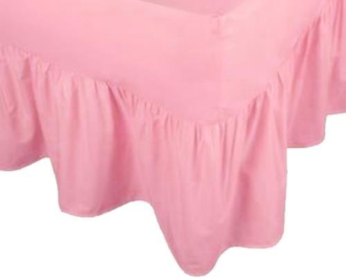 || JaaZ Textile Many Colors_Fitted Valance Bedsheets 200 Thread Count 100% Egyptian Cotton. (King, Pink)