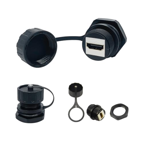 Conector HDMI Impermeable Panel Mount 2 pcs PENGLIN miniatura 3