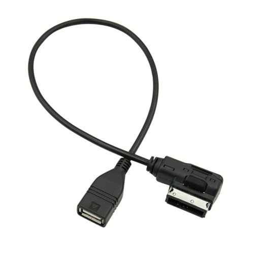VOBOR Interfaz de música USB, Adaptador de Cable AMI MMI AUX MP3 para Q5 Q7 R8 A3 A4 A5 A6, Adaptador de Cable MP3
