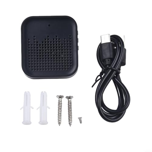 Bulevisiter Timbre WiFi inalámbrico con cámara HD, audio bidireccional, detección de movimiento PIR, reconocimiento humano AI, seguridad impermeable IP65