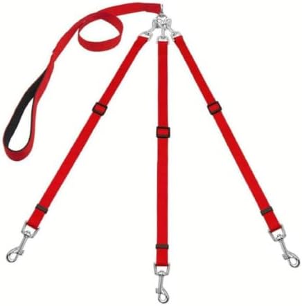 3-in-1 Multi Dog Leash with Padded Handle for Walking Multiple Pets