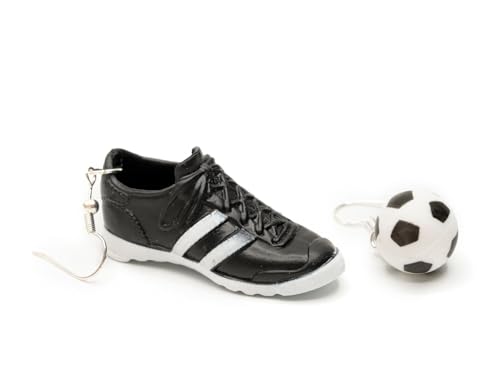Boucles d'oreille de football argentées Miniblings idéales pour vibrer durant l'EM et la WM