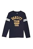French Toast Baby Boys' Long Sleeve Graphic Football Tee