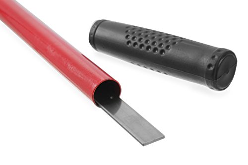HENDI Schaber, für Grillplatte, Grillspachtel, Grillplattenschaber, 100x315mm & Metaltex 204450038 Grillwender Plancha, Edelstahl
