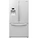 RFG237AAWP 23 cu. ft. Counter-Depth French Door Refrigerator with Twin Cooling System Cool Select Pantry External Water and Ice Dispenser in